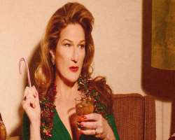 Ana Gasteyer consuming alcohol